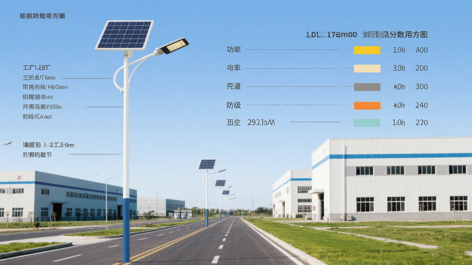 廠區(qū)太陽能路燈安裝方案